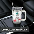 thumbnail image 7 of Cactus 40 Oz Tumbler with Handle Lid and Straw, Stainless Steel Double Walled Vacuum Insulated Cup, Cute Anniversary Wedding Birthday Gifts Tumbler for Women Men Friends Outdoor Indoor, 7 of 7