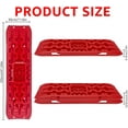 thumbnail image 3 of Jacgood Offroad Traction Boards, Tire Traction Mats Portable Recovery Tracks for 4x4 Vehicles on Snow, Sand, Mud and Loose Terrain, 3 of 7