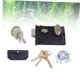 thumbnail image 4 of ELAYARD Cerradura Antirrobo Para Puertas De Madera Vidrio Y Metal Con Material De Hierro, 4 of 8