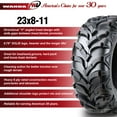 thumbnail image 4 of WANDA 2 AT MASTER UTV ATV Tires 23x8-11 23x8x11 6-Ply Solid Lug Mud Tire 20mm Tread - 10147, 4 of 10