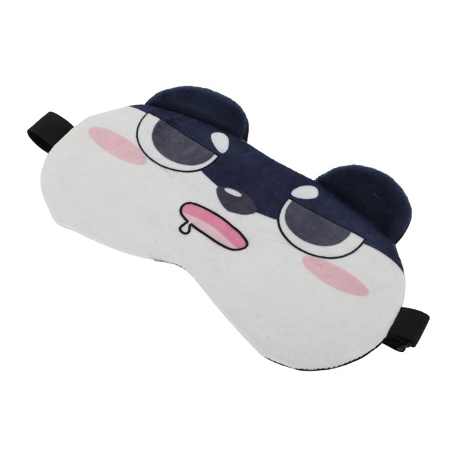 Ofertas Únicas 1 Pc Máscara de Sueño de Ojos de Cartoon en Blanco y Negro con Ojos que Miran, Funda Suave para los Ojos para Viajes y Descanso