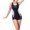 Pink B, variant on ZQUUVOU Women's One Piece Swimsuit Tummy Control Bathing Suit Sleeveless Athletic Sporty Boyshorts Swimwear Blue