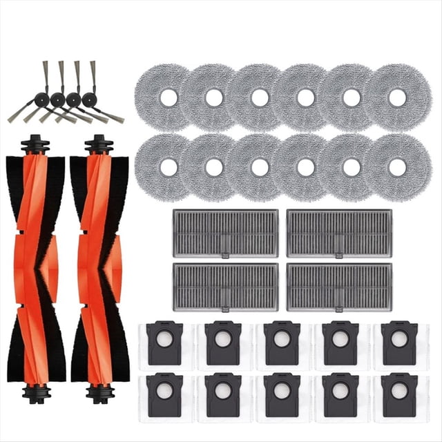 Repuestos para X40 Ultra / L40 Ultra / P50 Pro Ultra, Accesorios, Cepillo Lateral Principal, Filtro, Mopa, Paño, Bolsa para Polvo