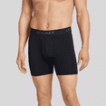 thumbnail image 2 of Jockey Generation Men's Micro Stretch 3pk Boxer Briefs, Black, Small, 2 of 3