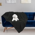 thumbnail image 2 of Kritter Planet Waterproof Blanket for Dogs, Liquid Proof Sherpa Pet Mat Cushion, Black, 2 of 7
