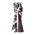 thumbnail image 6 of Mifsaly Women High Waisted Flare Yoga Pants Floral Print Athletic Workout Stretchy Pant Gym Pilates Long Bootcut Leggings XL, 6 of 6