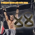 thumbnail image 3 of Padded Figure 8 Deadlift Training Straps Durable Pull-Ups Straps for Gym Fitness, 3 of 9