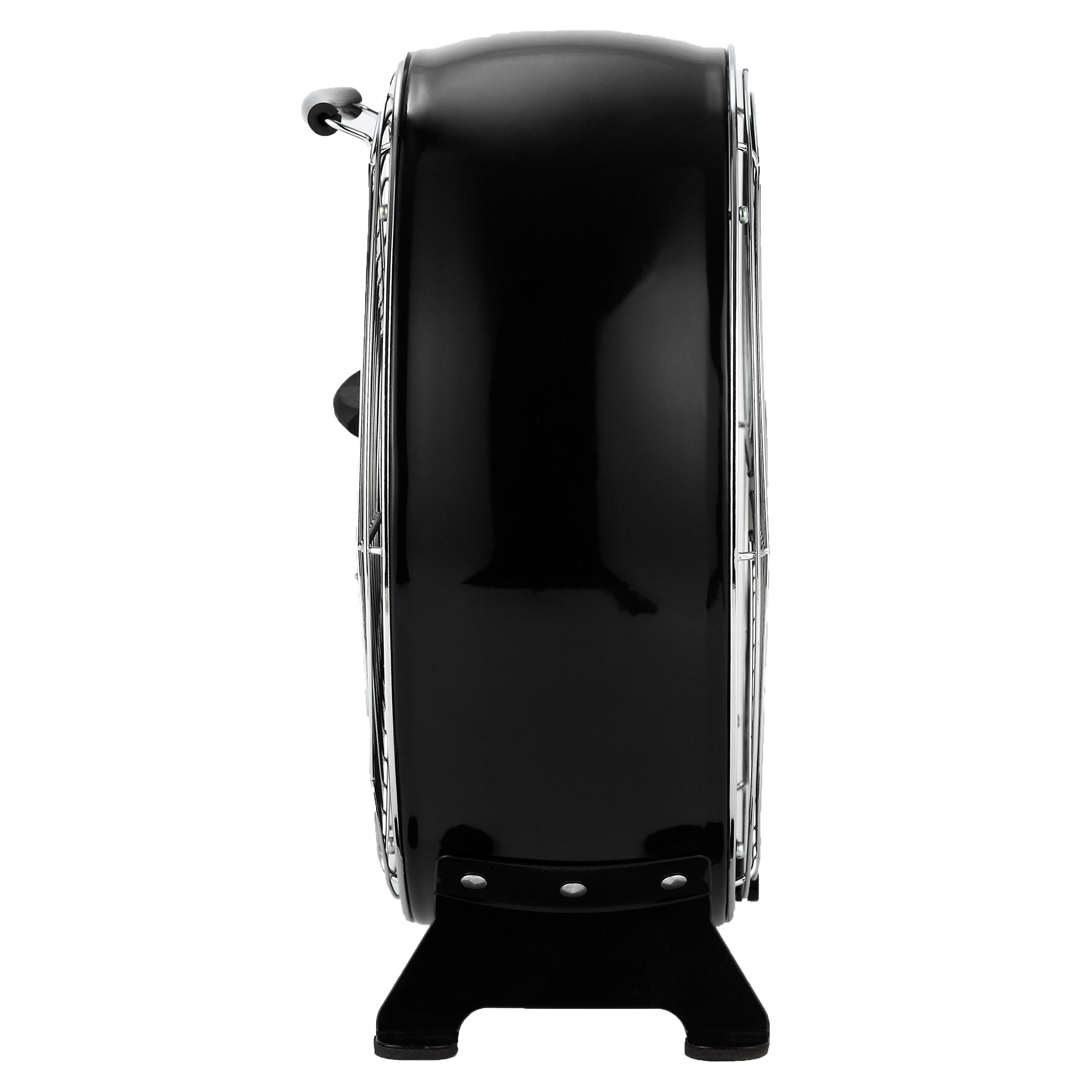 Better Homes & Gardens New 9 inch Retro Table Drum Fan Black
