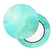 thumbnail image 2 of Balery Cyan Mint Marble Fundas de asiento para taburete de bar redondo de tela de terciopelo ajustables que protegen de arañazos y manchas para sillas de 14 a 17 pulgadas.-14 inch, 2 of 7
