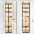 Feltree Storage Bag Over The Door Shoe Rack for Door with 12 Large Mesh
