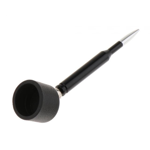QualitChoice Pool Cue Chalk Holder Metal Pool Table Accessory Snooker Pool Chalks Carrier Silver Square Black Round Length 12cm