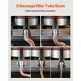 thumbnail image 5 of KFFKFF Electric Sausage Stuffer, 55 lbs / 25 L Vertical Meat Filler with Adjustable Speed and Foot Pedal, Durable Stainless Steel Design with 5 Filling Tubes, 5 of 9