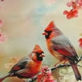 thumbnail image 6 of Orinice Birds Branch Flowers Round Table Cover Stain Resistant Washable Indoor Outdoor Tablecloth Kitchen Dining Wedding Parties 100% Polyester Fiber 42-46, 6 of 8