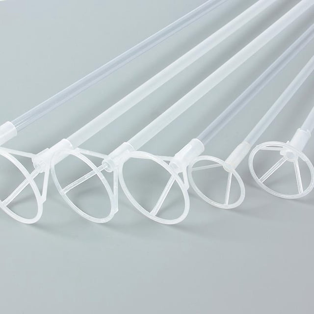Tal 100 piezas 40cm soporte de globo blanco poste de soporte de poste de remolque de Color transparente soporte de poste de globo soporte de poste de globo