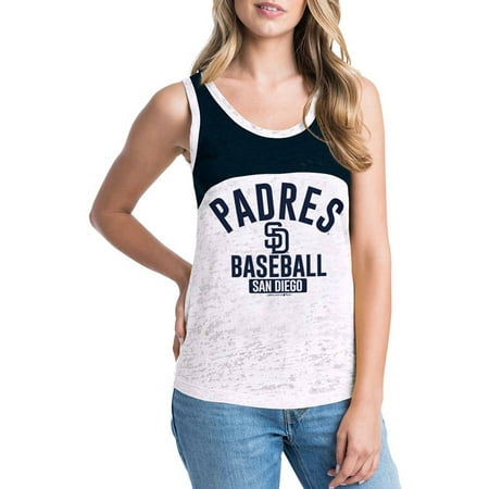 MLB San Diego Padres Women's Short Sleeve Team Color Graphic