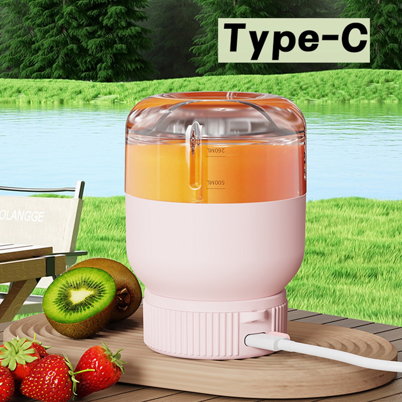 800ml Large Capacity Countertop Juicer for Shakes Home Portable Electric Juicer Mixing Machine