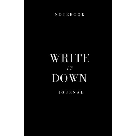Black Write It Down Journal Notebook Matte Blank Lined Notebook to
Write In Size 5x5 x 85 Elite Journal Epub-Ebook
