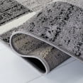 thumbnail image 5 of SAFAVIEH Skyler Kodey Bordered Area Rug, Grey/Red, 4'5" x 6'5", 5 of 8