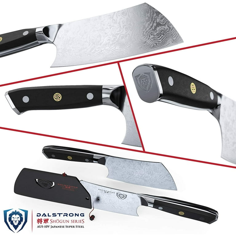 Dalstrong Chef Knife - Shogun Series - Damascus - AUS-10V Super Steel (Vacuum Heat Treated) - 7 Blade w/Sheath