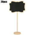 thumbnail image 3 of Mini Tableau Noir, 20 Pcs Tableau Noir en Bois Décoration Art Verticale Tableau Noir Robuste et Résistant, 3 of 9