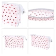 thumbnail image 3 of 1 Pc Women Durable Flower Cosmetic Bag for Vacation Outdoor Activities Gym Red EVA, 3 of 4