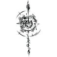 thumbnail image 3 of shiyou-Tattoo Tech, 2 Sheets Large Semi Permanent Tattoo, Adult Art Design Temporary Tattoos, Lasts 1-2 Weeks, Waterproof, Realistic Look, No Adhesive, No Reflection (Starlight Design), 3 of 4