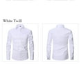 thumbnail image 3 of ZZHZGZ Fourth of July Mens White Button down Men's Casual Long Sleeve Loose fit Linen Button down Shirt Fourth of July Oversized Gym T Shirts for Men Xxxxxl, 3 of 3