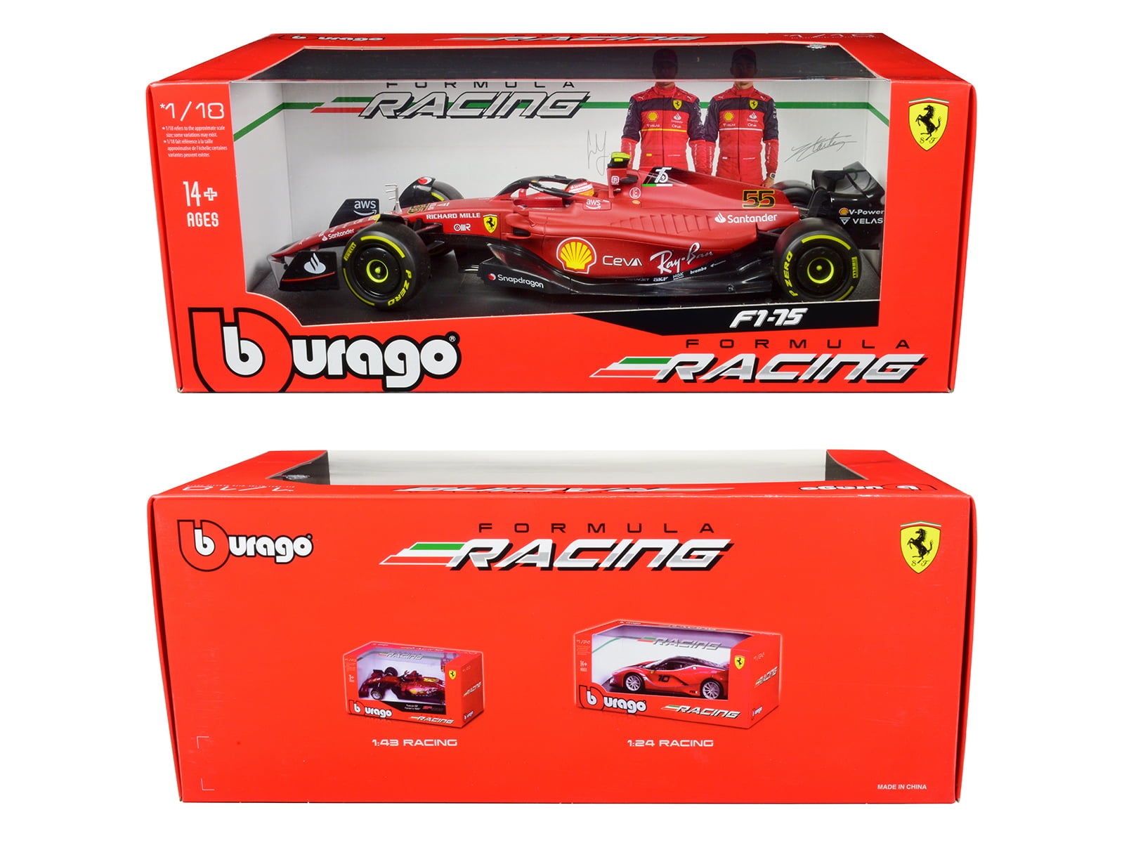  HTLNUZD Bburago 1:43 Latest 2022 F1-75#55 Carlos Sainz 1/43  Alloy Racing F1-75#55 Luxury Formula One Static Die Cast Vehicles  Collectible Car Model Collection Gifts (Standard F1-75#55) : Arts, Crafts &  Sewing