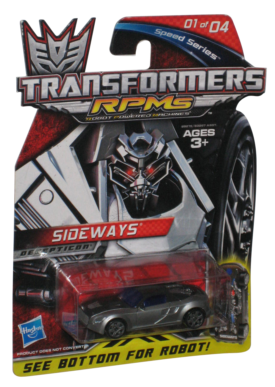 Transformers RPMs Speed Series (2009) Sideways DieCast Toy Car 01