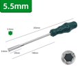 thumbnail image 1 of 1pc Hex Nut Driver Socket 5.0mm-13mm Hex Screwdriver Repair Hand Tools Socket 5.5mm, 1 of 9