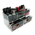 thumbnail image 1 of OnDisplay Andrea Deluxe Acrylic Cosmetic/Jewelry Organization Station w/Geode knobs - Natural/Gold, 1 of 2