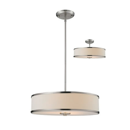 

3 Light Convertible Pendant in Metropolitan Style 19.5 inches Wide By 6.8 inches High Bailey Street Home 372-Bel-1759392