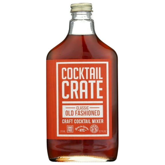 Pack of 6, Cocktail Crate Classic Old Fashioned Craft Cocktail Mixer, 12.68 fl oz