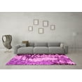 thumbnail image 3 of Ahgly Company Indoor Rectangle Abstract Pink Modern Area Rugs, 2' x 5', 3 of 4