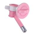 thumbnail image 1 of Dispensador de agua automático para perros y gatos, bebedero con boquilla de plástico, fuente colgante (rosa), 1 of 9