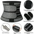 thumbnail image 3 of FITVALEN Men Sauna Suit Sweat Belt Hot Neoprene Body Shaper Waist Trainer Zipper Corset Girdle Workout GYM, 3 of 8