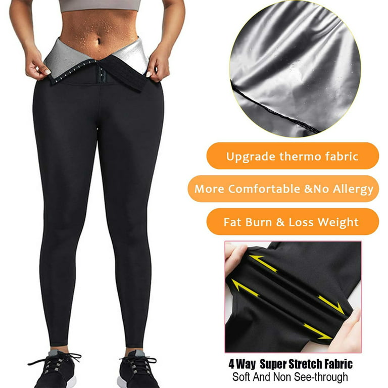 FITVALEN Sauna Sweat Pants for Women Waist Trainer Shaper Weight