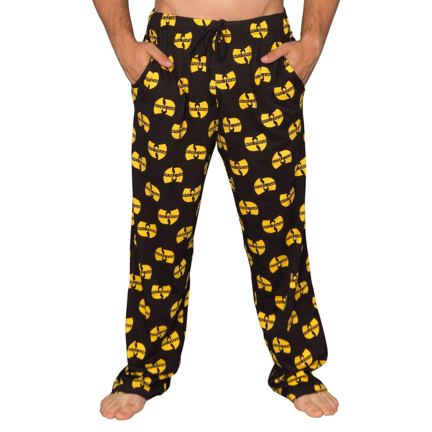 Wu-Tang Clan Logo Yellow and Black Adult Lounge Pants - Walmart.com