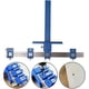 thumbnail image 3 of Guía de taladro para carpintería con localizador de punzones, Fai-da-te de precisión con regla de 400 mm Soporte de taladro con orificios múltiples para cajones de muebles desmontable, medida de, 3 of 5