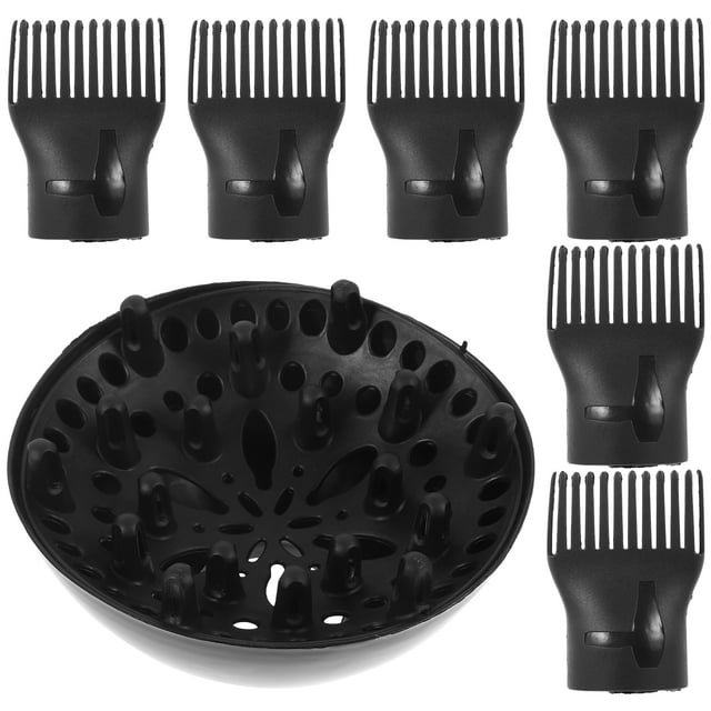 Miangastore Accessoire Diffuseur pour Sèche-Cheveux Noir 1Ensemble 3.5x2.6x1.9In
