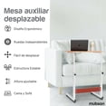 thumbnail image 2 of Mesa Auxiliar Mubson Altura Ajustable para Laptop Estudio Trabajo Desayunador Individual Mesa para Cama, 2 of 7