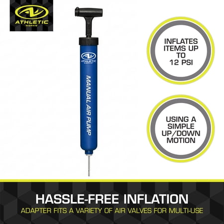 ATHLETIC WORKS 12″ MANUAL AIR PUMP
