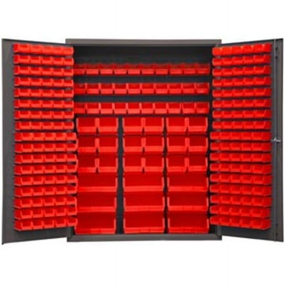 Durham SSC-227-NL-1795 78 in. Cabinets with Hook-On-Bins