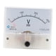 thumbnail image 4 of Medidor de voltaje analógico de panel, voltímetro, CC 0, 20/50/100/200/500 V CC 0-450 V, 4 of 9