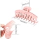 thumbnail image 2 of 4 pinzas grandes para el pelo, horquillas de plástico antideslizantes, accesorios para el cabello de 4,3 pulgadas, 2 of 5