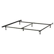 Hillsdale Furniture Traditional 6-Leg King or Queen Bed Frame, Black