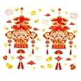 thumbnail image 2 of 2024 año del Dragón Se aferra a la ventana, pegatinas de puerta, pegatinas de pared, pegatinas de ventana para tienda, fiesta, espejo de cristal , 91.9 cm x 76.6 cm 919 cm x 766 cm, 2 of 8