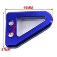 thumbnail image 3 of Pedal de freno trasero de motocicleta, palanca de pedal de freno trasero de aluminio billet universal, punta de escalón de repuesto para motos de cross, 3 of 5