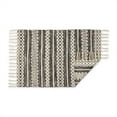 thumbnail image 4 of CHENILLE DOODLE LINES RUG - BLACK - 2 X 3 FT, 4 of 6