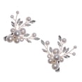 thumbnail image 2 of SHISUYAN 1 Pair Handmade Rhinestone Bridal Shoe Clips High Heel Buckles, 2 of 8